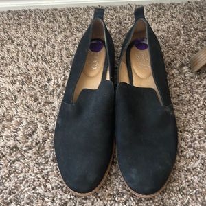 Black loafers